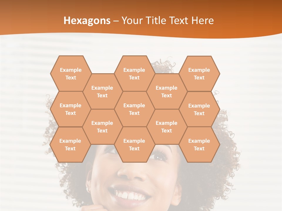 Lady Indoor Smile PowerPoint Template