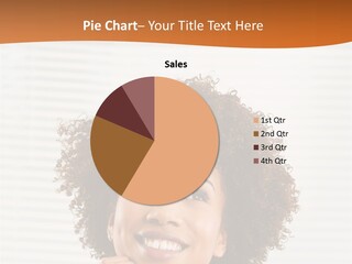 Lady Indoor Smile PowerPoint Template