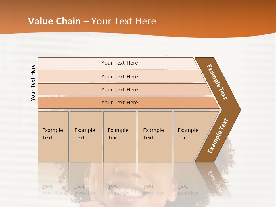 Lady Indoor Smile PowerPoint Template