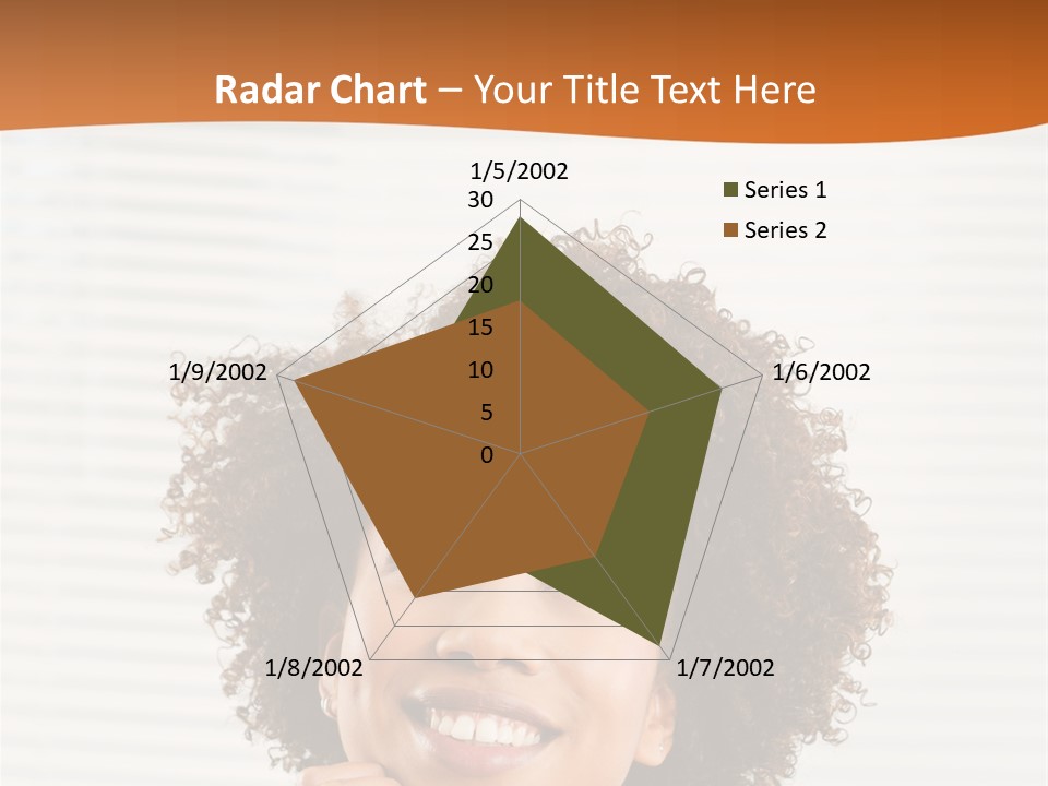 Lady Indoor Smile PowerPoint Template