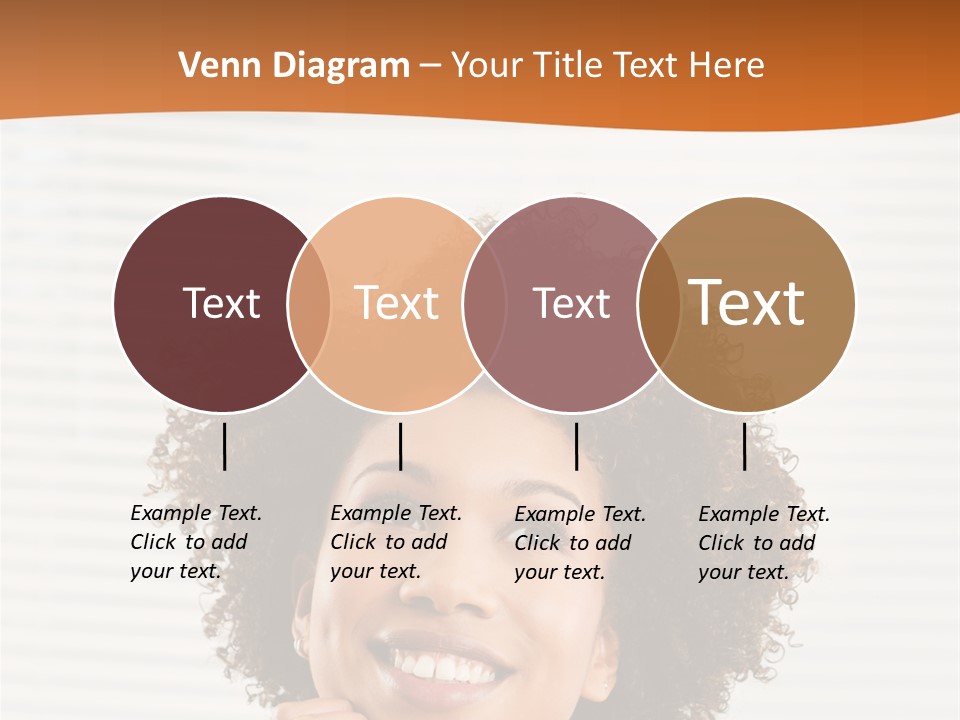 Lady Indoor Smile PowerPoint Template