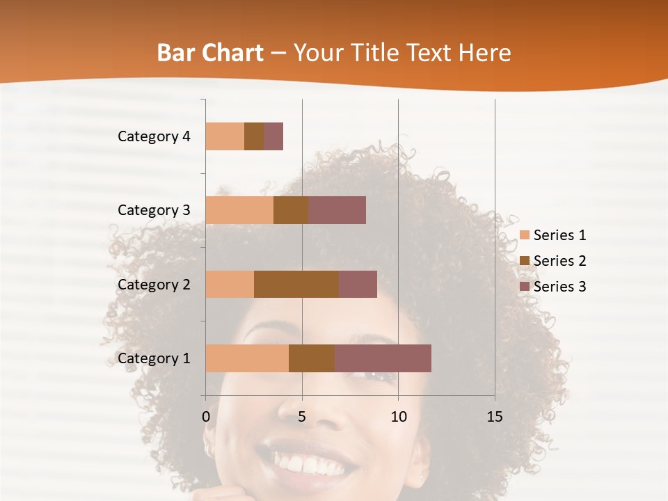Lady Indoor Smile PowerPoint Template