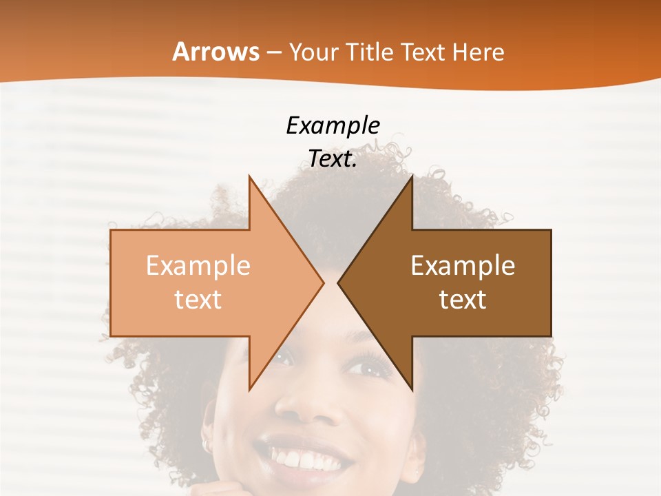 Lady Indoor Smile PowerPoint Template