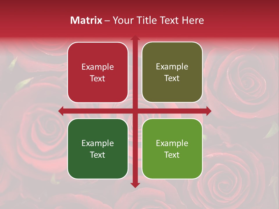 Bouquet Botanical Gift PowerPoint Template