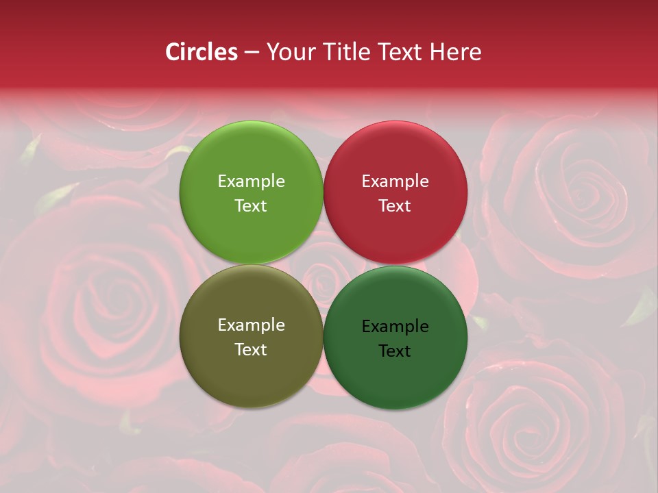 Bouquet Botanical Gift PowerPoint Template