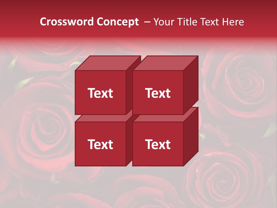 Bouquet Botanical Gift PowerPoint Template