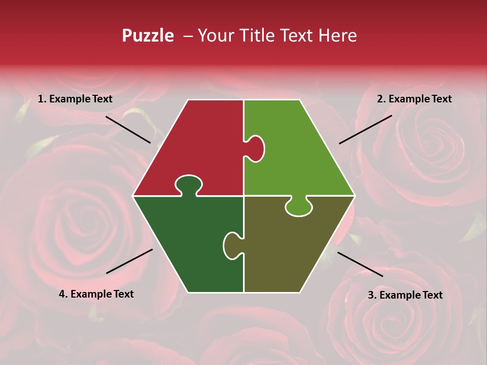 Bouquet Botanical Gift PowerPoint Template