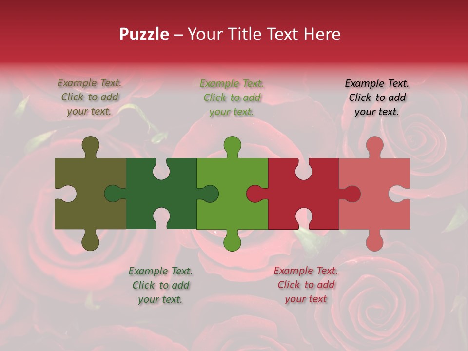 Bouquet Botanical Gift PowerPoint Template