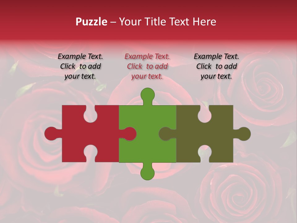 Bouquet Botanical Gift PowerPoint Template