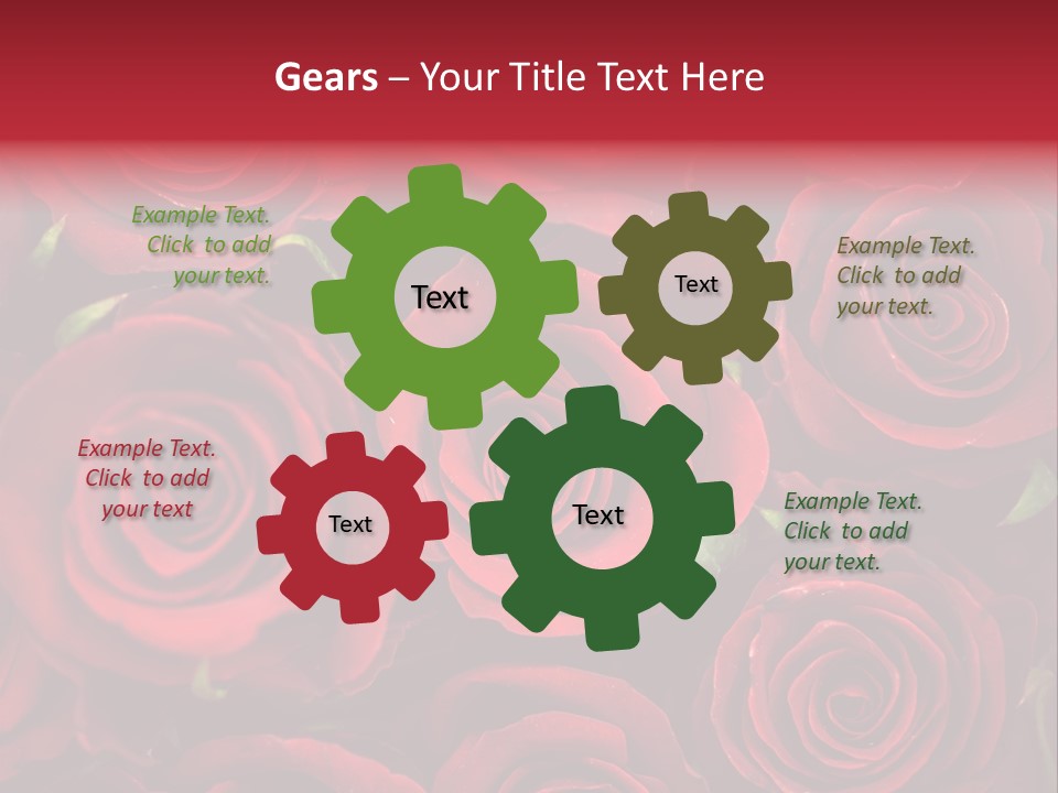 Bouquet Botanical Gift PowerPoint Template