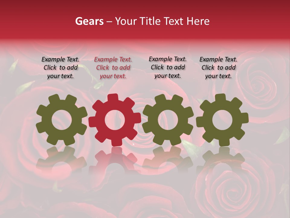 Bouquet Botanical Gift PowerPoint Template