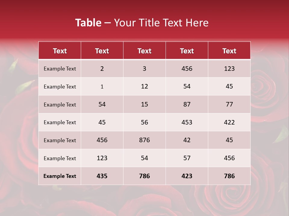 Bouquet Botanical Gift PowerPoint Template