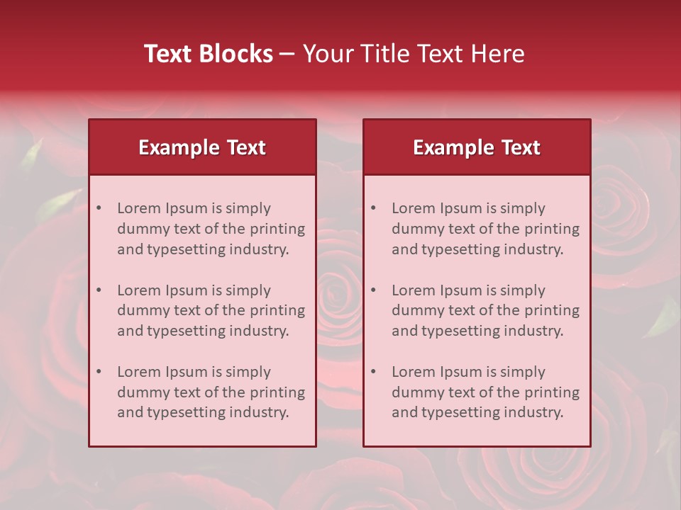 Bouquet Botanical Gift PowerPoint Template