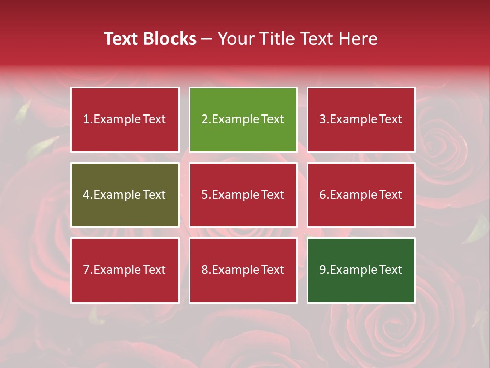 Bouquet Botanical Gift PowerPoint Template