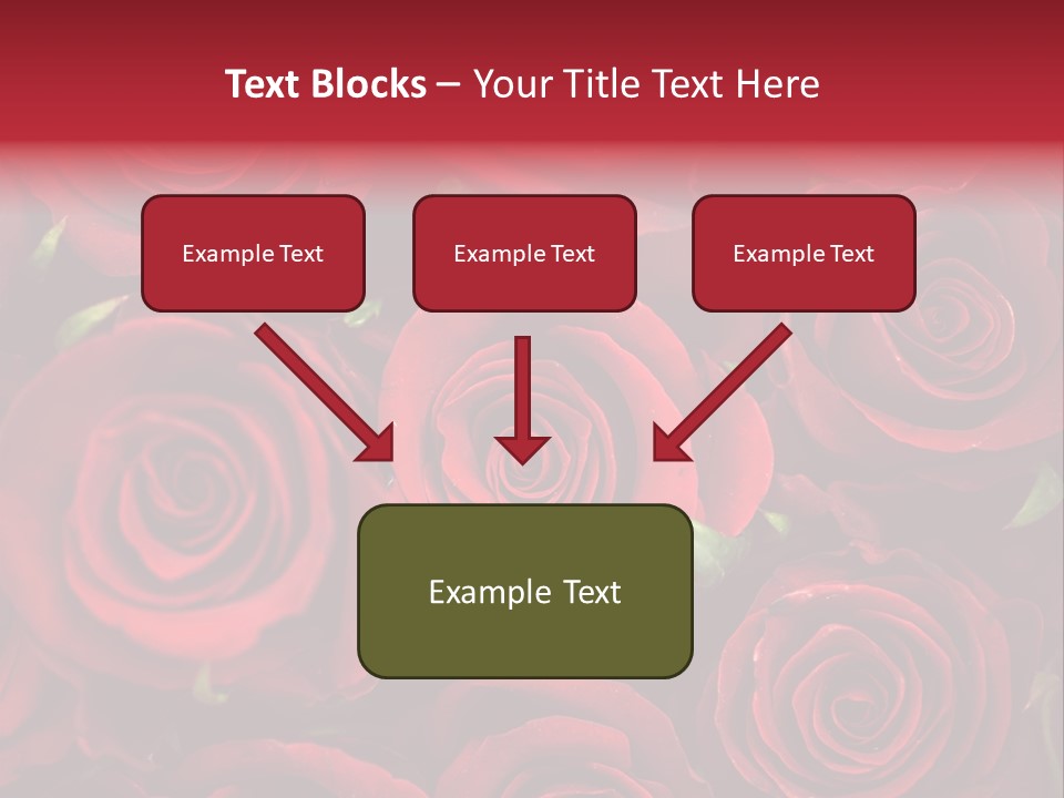 Bouquet Botanical Gift PowerPoint Template