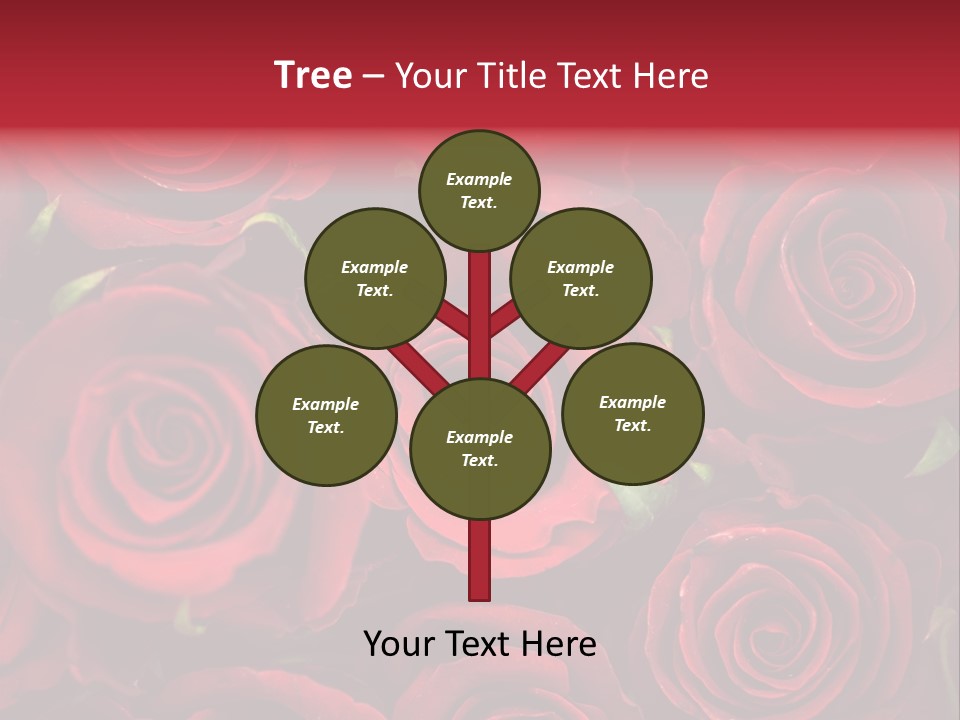 Bouquet Botanical Gift PowerPoint Template