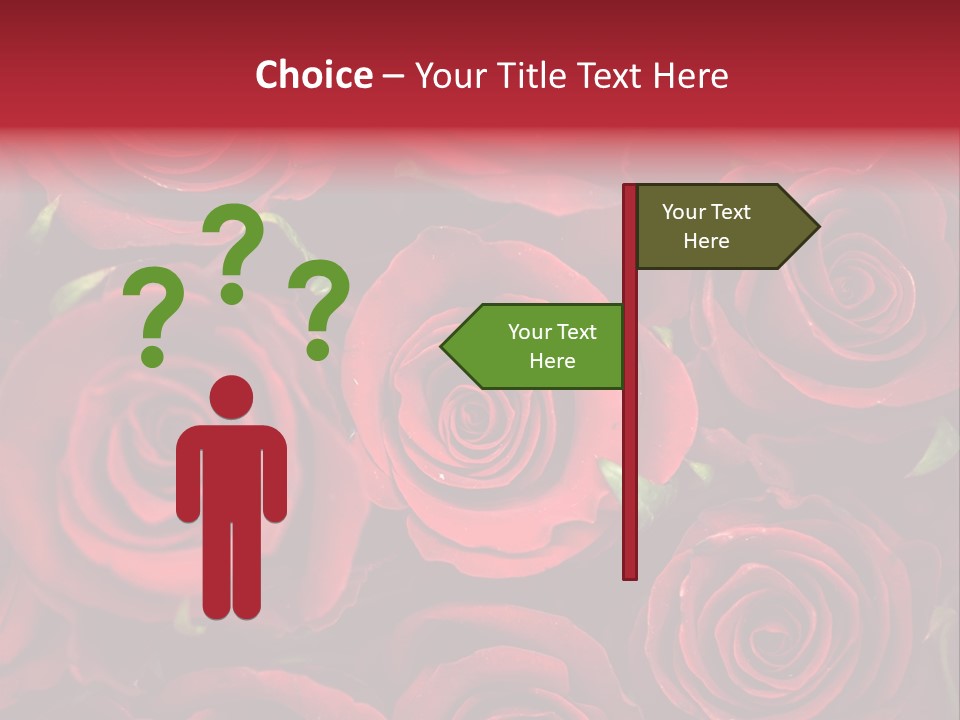 Bouquet Botanical Gift PowerPoint Template