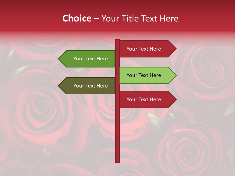 Bouquet Botanical Gift PowerPoint Template