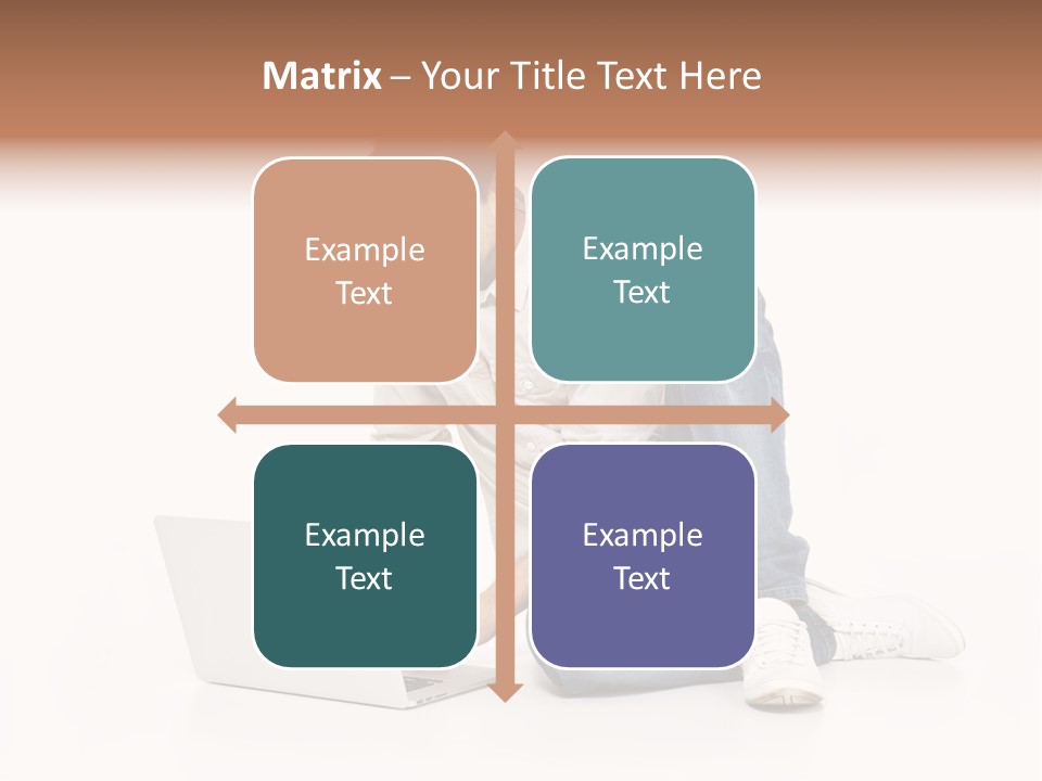 Young  Working PowerPoint Template