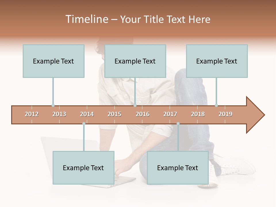 Young  Working PowerPoint Template