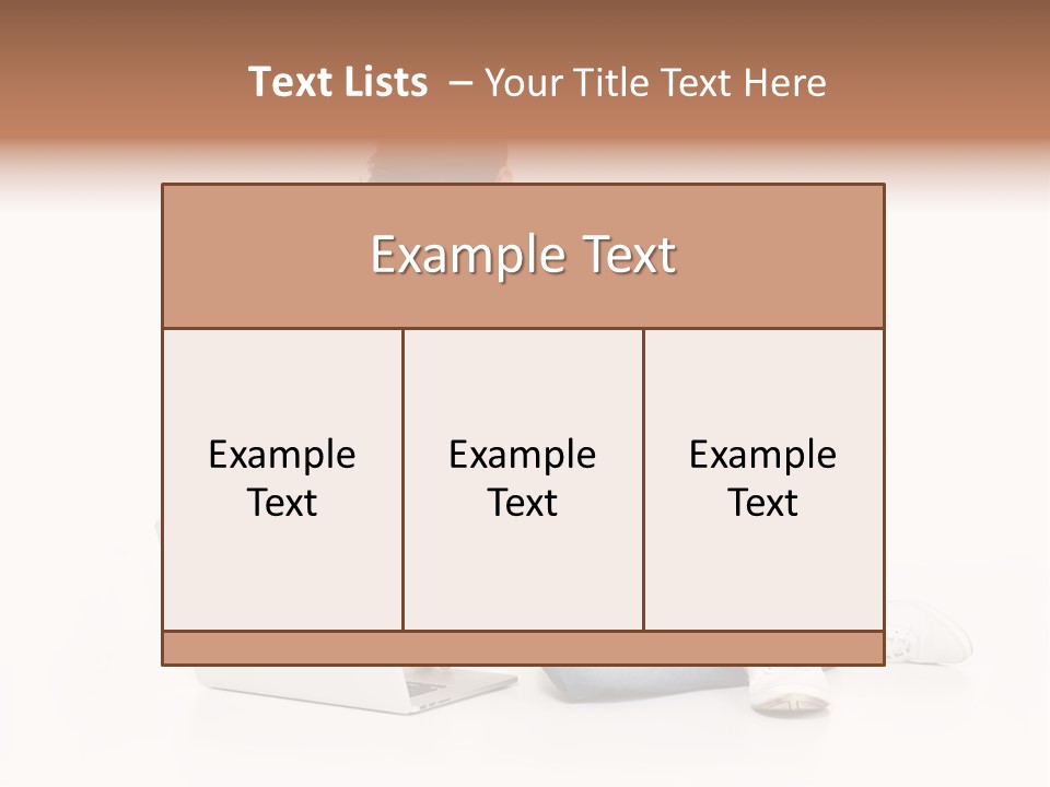 Young  Working PowerPoint Template