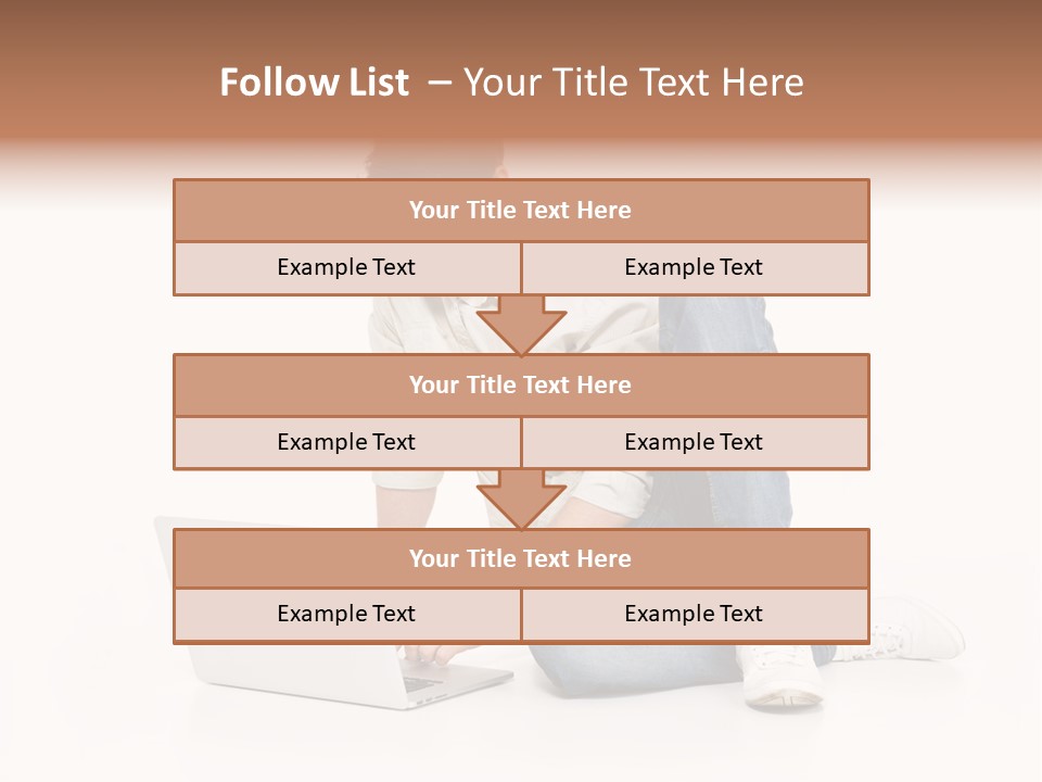 Young  Working PowerPoint Template