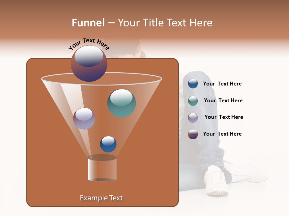 Young  Working PowerPoint Template