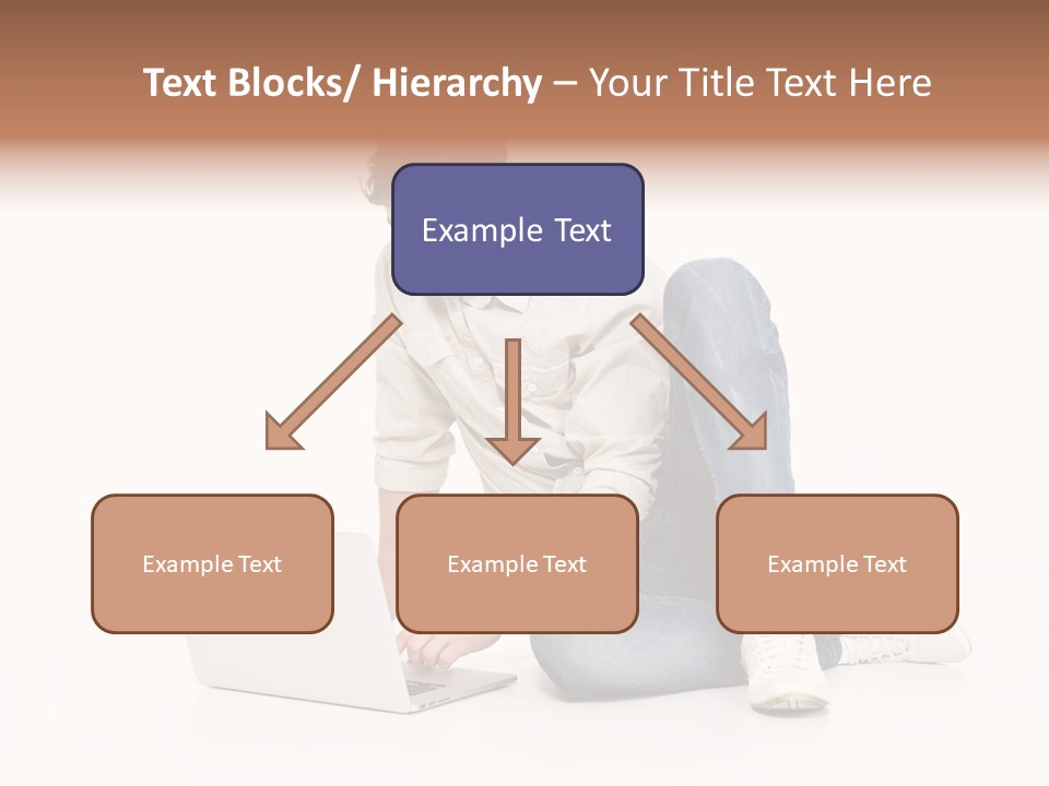 Young  Working PowerPoint Template