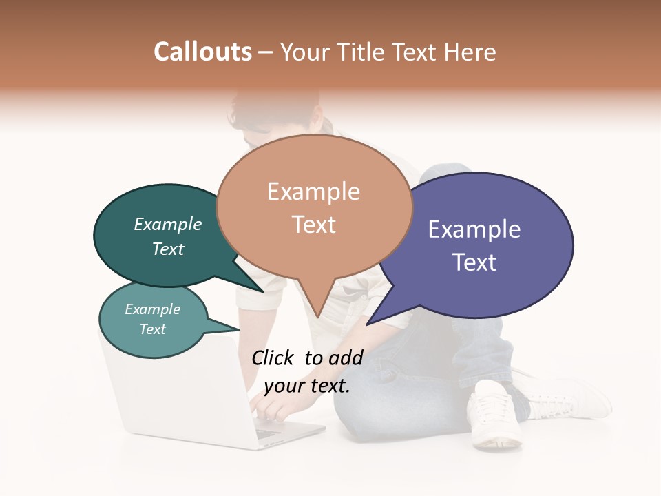 Young  Working PowerPoint Template