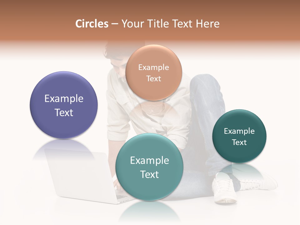 Young  Working PowerPoint Template