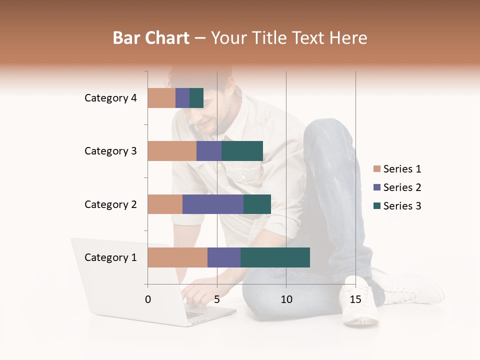 Young  Working PowerPoint Template