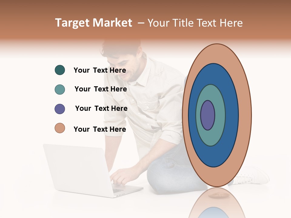 Young  Working PowerPoint Template