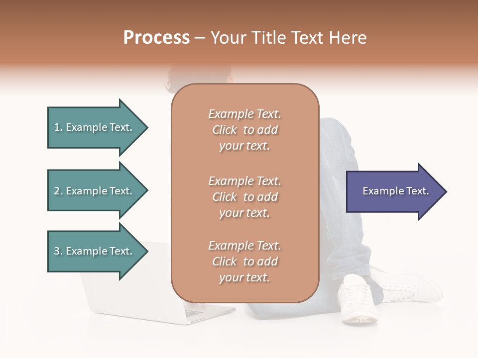 Young  Working PowerPoint Template
