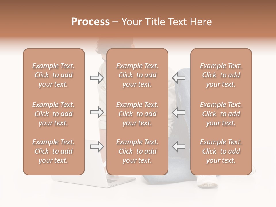 Young  Working PowerPoint Template