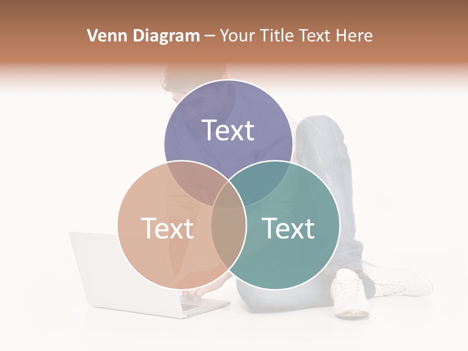 Young  Working PowerPoint Template