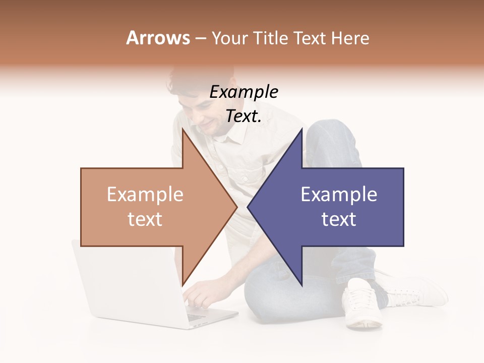 Young  Working PowerPoint Template
