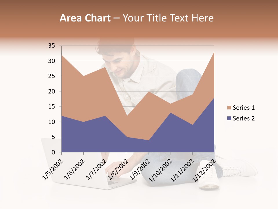 Young  Working PowerPoint Template