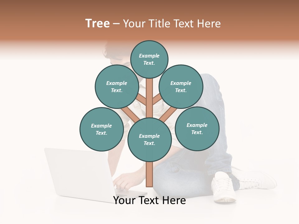 Young  Working PowerPoint Template