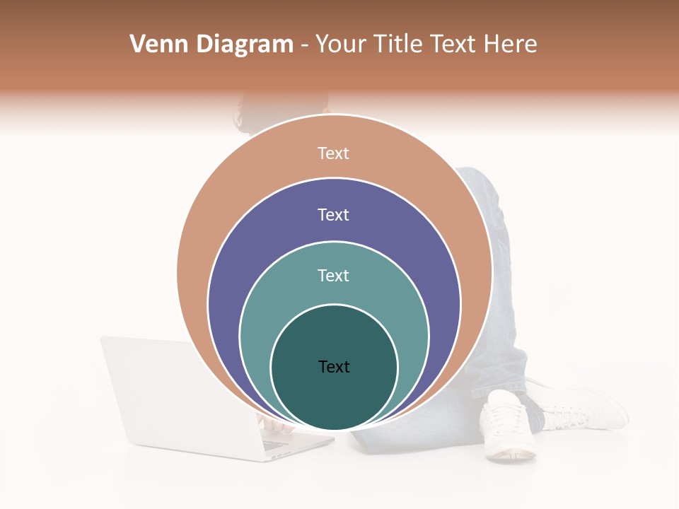 Young  Working PowerPoint Template