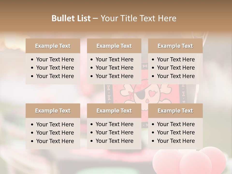 Party Theme Party Themed Party PowerPoint Template