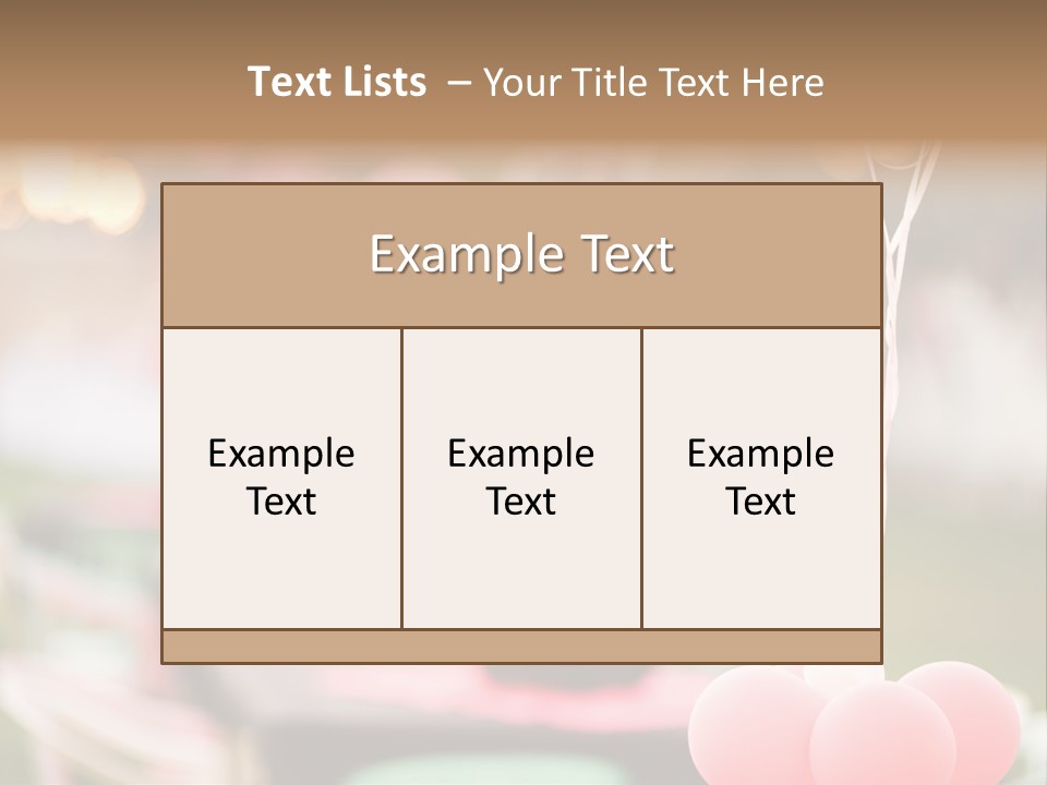 Party Theme Party Themed Party PowerPoint Template