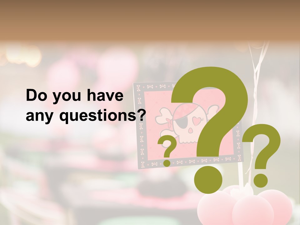 Party Theme Party Themed Party PowerPoint Template