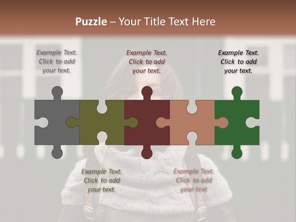 Yellow Sensual Girl PowerPoint Template