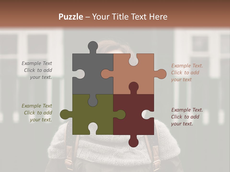 Yellow Sensual Girl PowerPoint Template