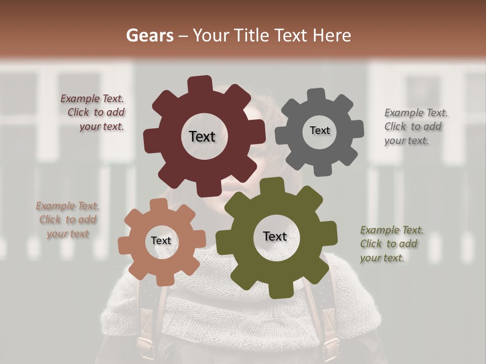 Yellow Sensual Girl PowerPoint Template