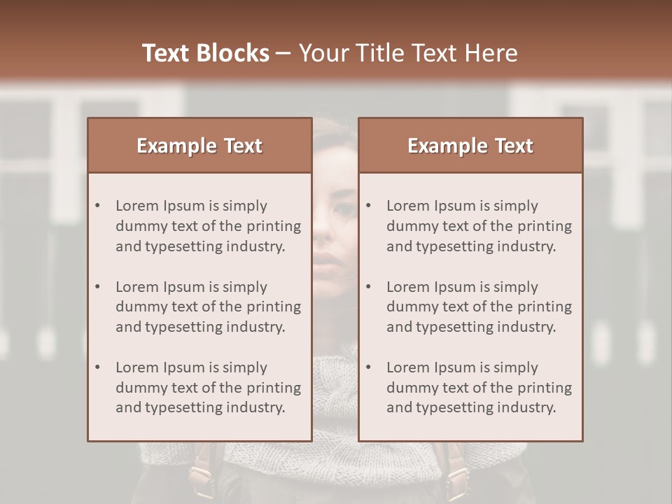 Yellow Sensual Girl PowerPoint Template
