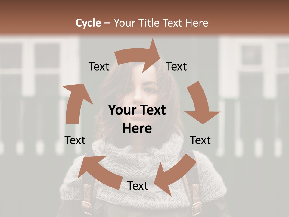 Yellow Sensual Girl PowerPoint Template