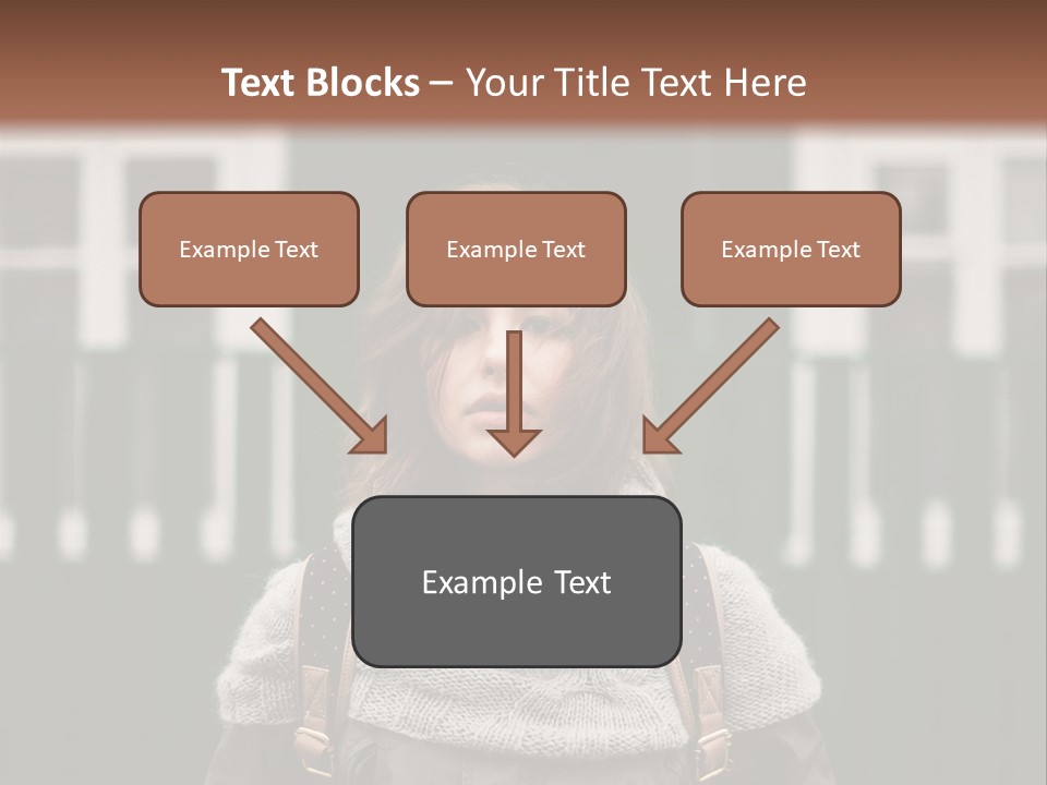 Yellow Sensual Girl PowerPoint Template