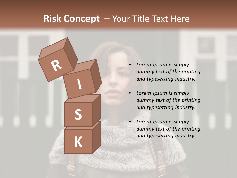 Yellow Sensual Girl PowerPoint Template