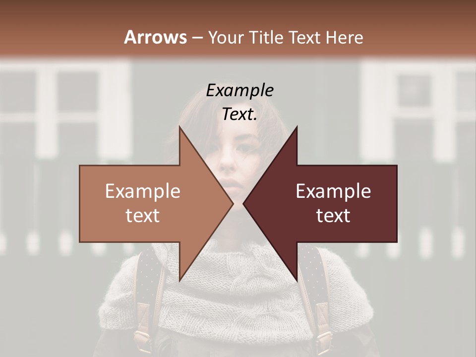 Yellow Sensual Girl PowerPoint Template